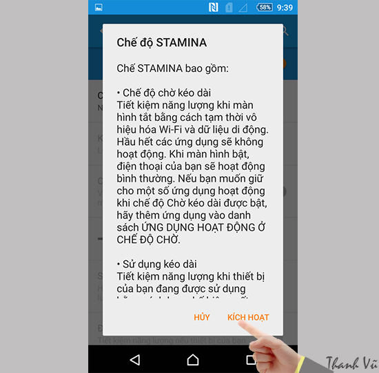 Bat che do tiet kiem pin cho Sony Xperia M5 Single Sim 5